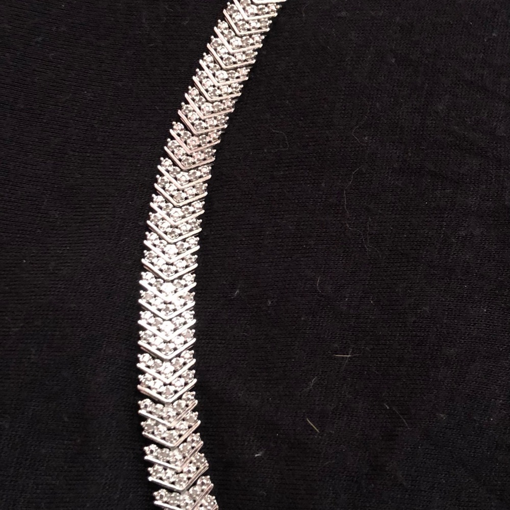 Sterling Silver Diamond bracelet